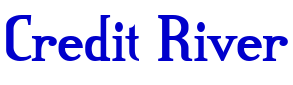 Credit River font